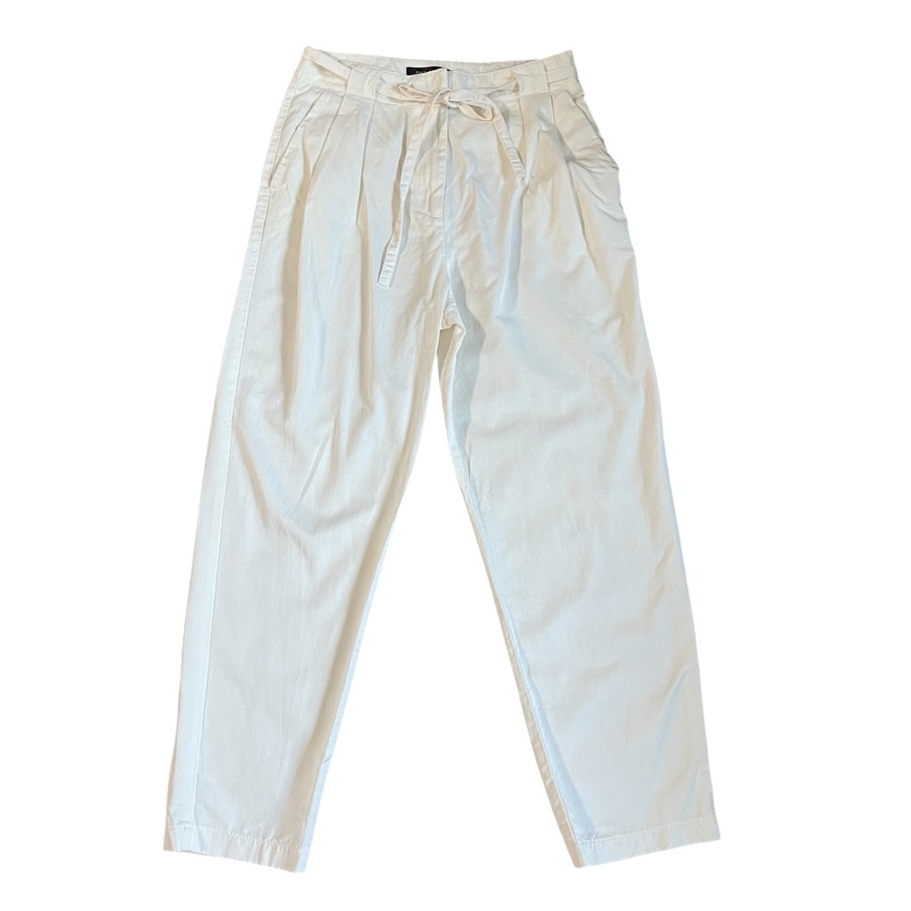 Dynamite Cream Relaxed High-Waist Pants US 6 - Picture 2 of 7